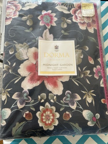 Dorma midnight garden curtains - midnight,