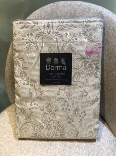 Dorma lined jacquard curtains - jacquard,