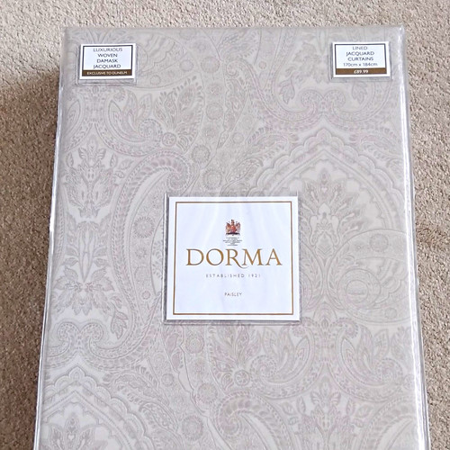 Dorma paisley natural lined - natural,