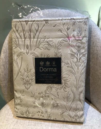 Dorma lined jacquard curtains - dorma,
