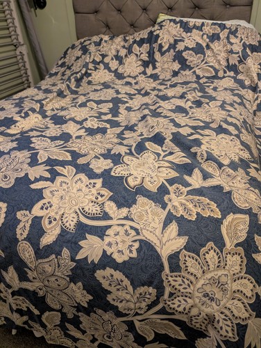 Dorma pair blue beige - pair, blue/beige